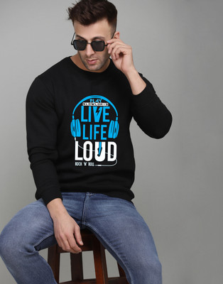 TEEFOX Full Sleeve Printed Men Sweatshirt