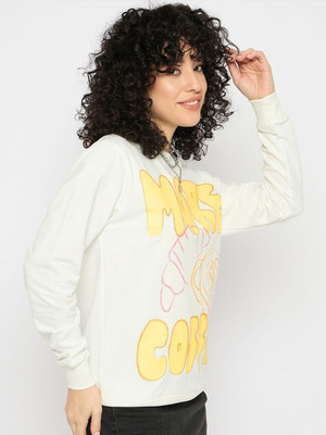 Mast & Harbour Full Sleeve Printed Women Sweatshirt