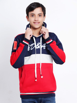 AD & AV Full Sleeve Color Block Boys Sweatshirt