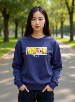 flyind Full Sleeve Graphic Print Women Sweatshirt