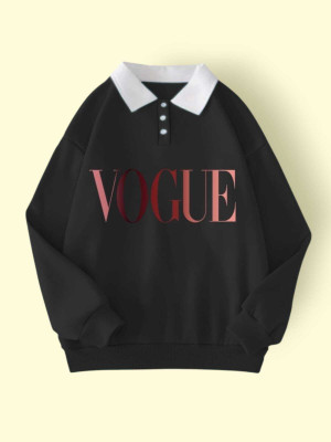 WAYIT FASHION Full Sleeve Solid, Printed Women Sweatshirt