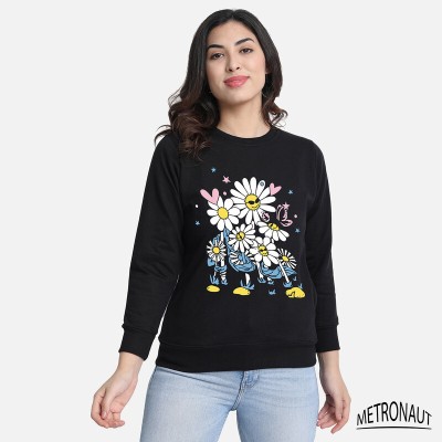 METRONAUT Full Sleeve Graphic Print Women Sweatshirt