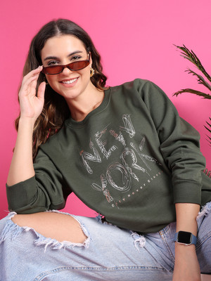 MACK JONNEY Full Sleeve Printed Women Sweatshirt