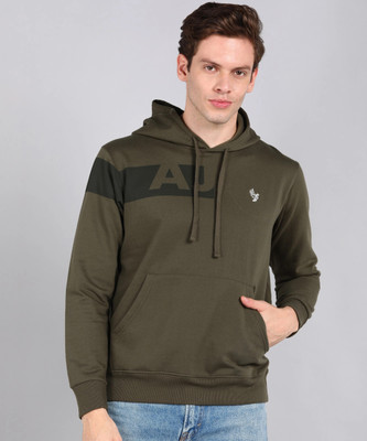 Alan Jones Full Sleeve Color Block Men Sweatshirt