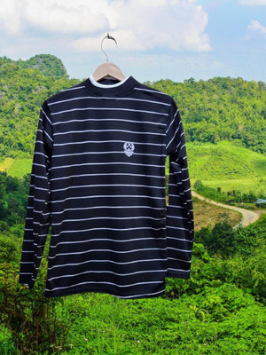 Tiki Tees Febs Full Sleeve Striped Men Sweatshirt