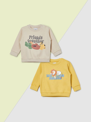 MAX Full Sleeve Printed Baby Boys Sweatshirt