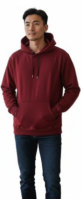 Oaklime Full Sleeve Solid Men Sweatshirt