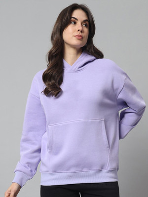 Datalact Full Sleeve Solid Women Sweatshirt