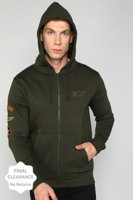 French Connection Full Sleeve Solid Men Sweatshirt
