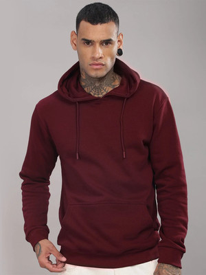 Picpok Trends Full Sleeve Solid Men Sweatshirt