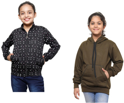 KAVYA Full Sleeve Printed Girls Sweatshirt