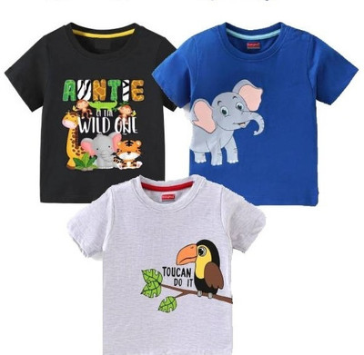 Kamedge Half Sleeve Graphic Print Boys & Girls Reversible Sweatshirt