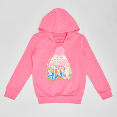 Pantaloons Junior Full Sleeve Solid Girls Sweatshirt