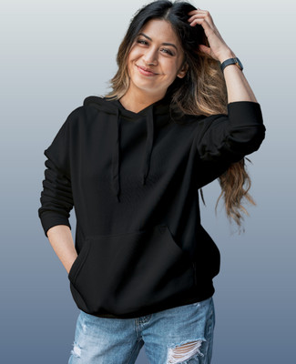 EZYCLOTHING Full Sleeve Solid Women Sweatshirt