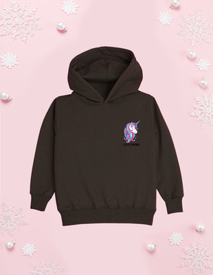 Nusyl Full Sleeve Graphic Print Girls Sweatshirt