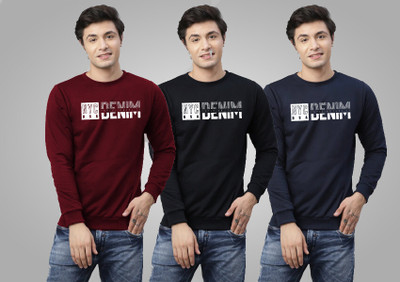 Reya Full Sleeve Printed Men Sweatshirt