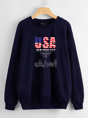 KCON Full Sleeve Graphic Print Men Sweatshirt