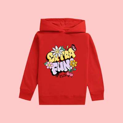 Nusyl Full Sleeve Printed Girls Sweatshirt