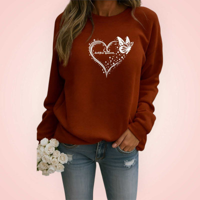 Fluffy Enterprise Full Sleeve Solid, Printed Women Sweatshirt