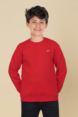 Allen Solly Full Sleeve Solid Boys Sweatshirt