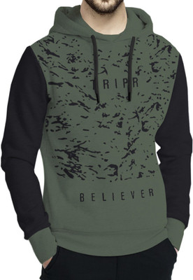 TRIPR Full Sleeve Solid Men Sweatshirt