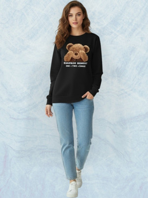 Stylezone Full Sleeve Self Design Women Sweatshirt