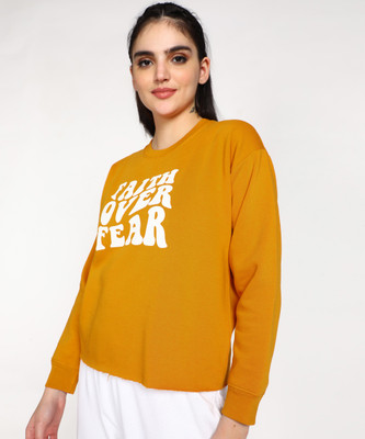 NUMERO UNO Full Sleeve Printed Women Sweatshirt