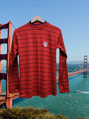 Tiki Tees AE Full Sleeve Striped Men Sweatshirt