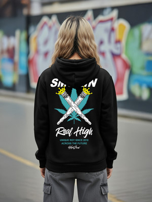 Benny Brooks Full Sleeve Printed, Solid Women Sweatshirt