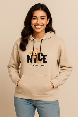 Wellvery Full Sleeve Graphic Print, Printed Women Sweatshirt