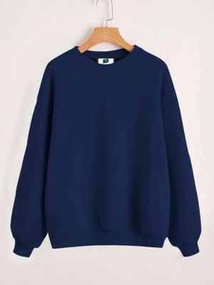 Ullas Full Sleeve Solid Men Sweatshirt