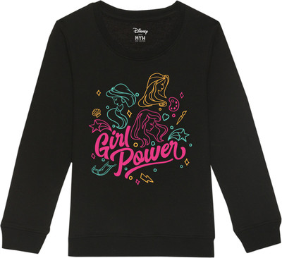 Disney By Wear Your Mind Full Sleeve Printed Girls Sweatshirt