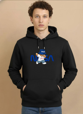 Adam White Full Sleeve Printed Men Sweatshirt
