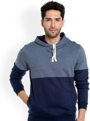 CAMPUS SUTRA Full Sleeve Color Block Men Sweatshirt