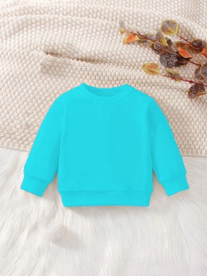 ICABLE Full Sleeve Solid Boys & Girls Sweatshirt