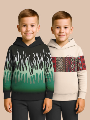 Hellcat Full Sleeve Printed Boys Sweatshirt
