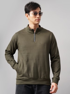 Paul Street Full Sleeve Solid Men Sweatshirt