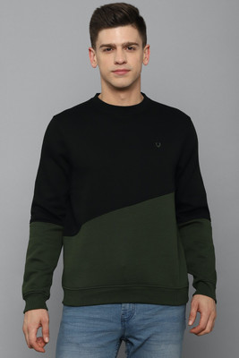 Allen Solly Full Sleeve Color Block Men Sweatshirt