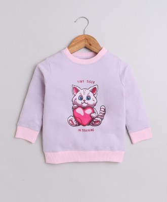 BUMZEE Full Sleeve Printed Baby Girls Sweatshirt