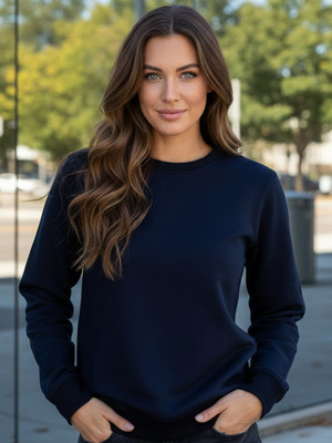 OAKWYN Full Sleeve Solid Women Sweatshirt