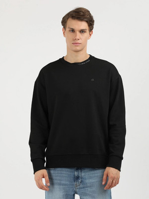 Calvin Klein Jeans Full Sleeve Solid Men Sweatshirt