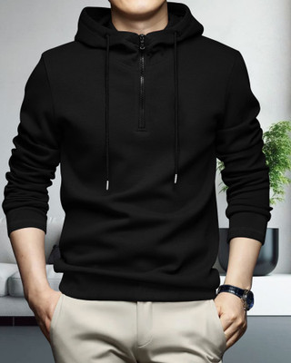 GARBLY Full Sleeve Solid Men Sweatshirt