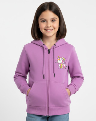 Kuchipoo Full Sleeve Printed Girls Sweatshirt