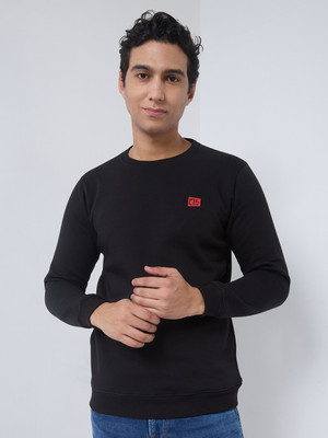 KILLER Full Sleeve Solid Men Sweatshirt