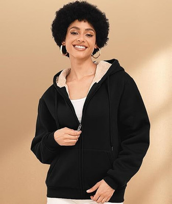 kshs Full Sleeve Solid Women Sweatshirt