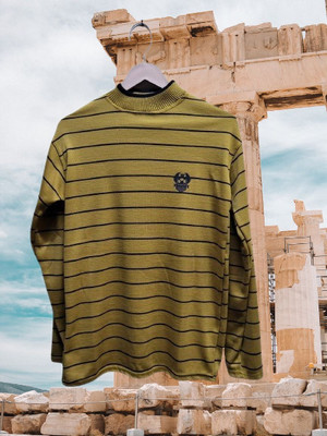 TIKI TEES FAB Full Sleeve Striped Men Sweatshirt