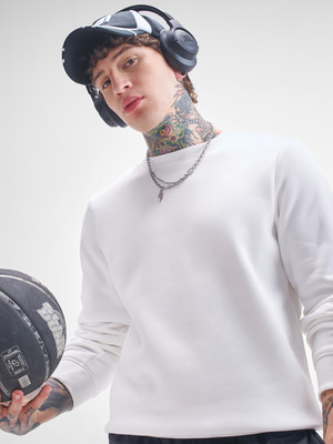 HIGHLANDER Full Sleeve Solid Men Sweatshirt