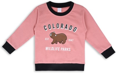 Wishkaro Full Sleeve Animal Print Baby Boys & Baby Girls Sweatshirt