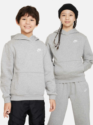 NIKE Full Sleeve Solid Boys & Girls Sweatshirt