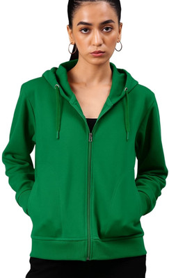 Aster Full Sleeve Solid Women Sweatshirt